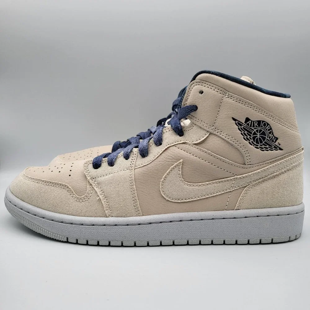 NEW Women 11 / Men 9.5 Air Jordan 1 Mid "Sanddrift" Shoes DM9126-104 - Picture 8 of 10